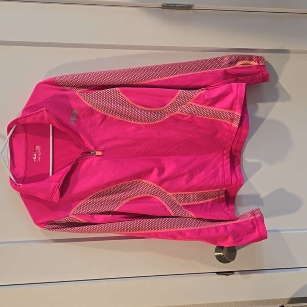 FILA RUNNING| Half Zip‎ Sport Long Sleeved Shirt| Size Large​